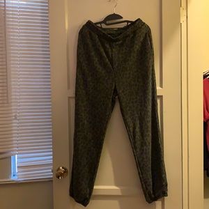 New animal print pants from Victoria secret.